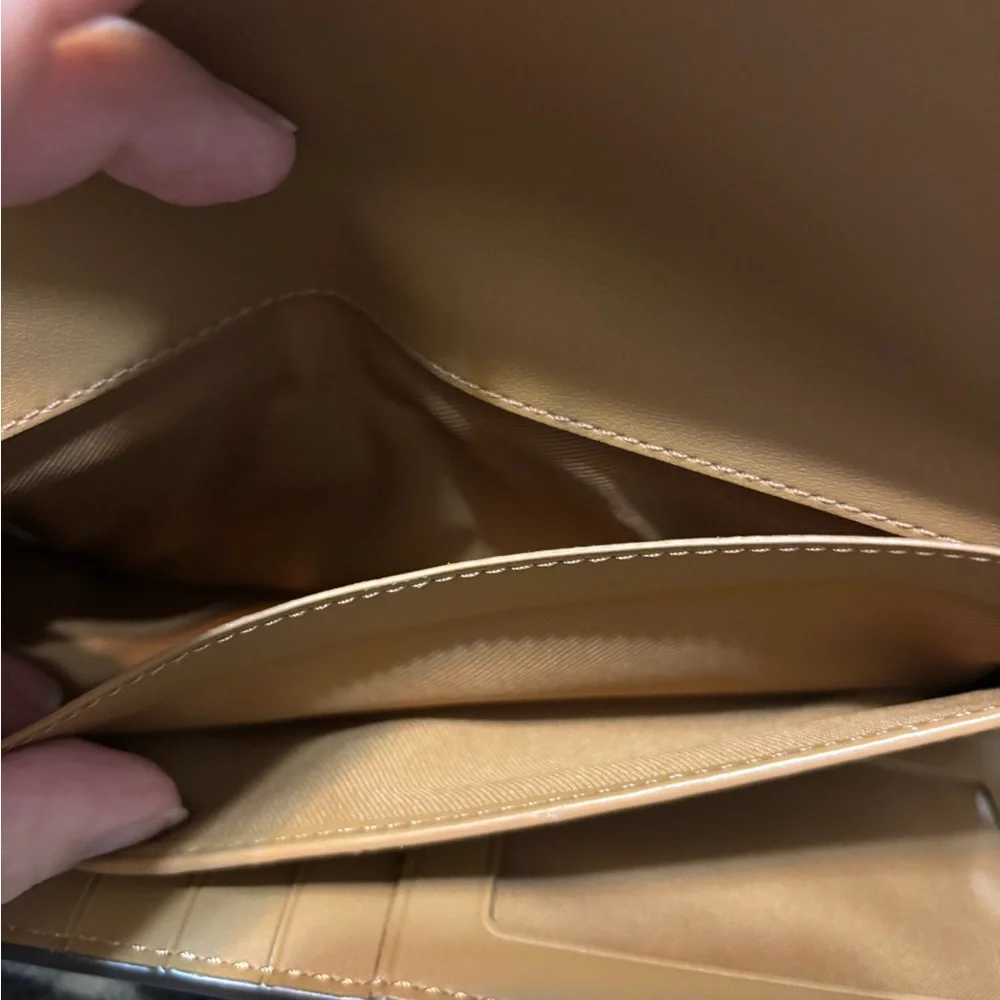 Coach Beige Teri Hobo Leather Shoulder Bag and Wallet Set - Picture 5 of 9